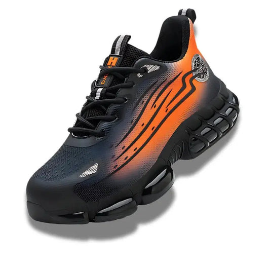 H-H - basket de sécurité mixte Orange basket de sécurité mixte basket de sécurité pour homme et femme basket de sécurité S1