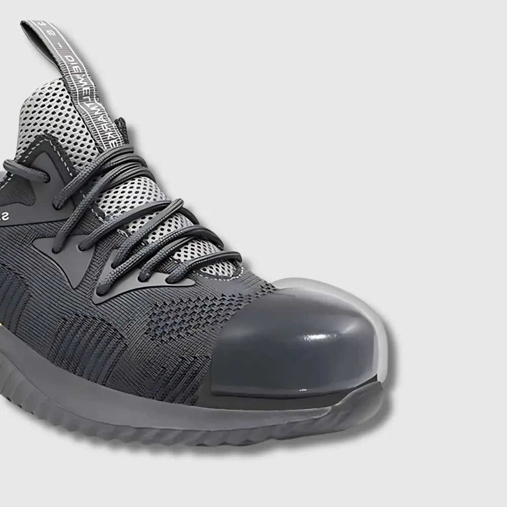 WEJUMP - Baskets de sécurité à doublure respirante acier assurent automne baskets caoutchouc certifi confort curit dans doublure durabilit durable embout environnements exceptionnelle hiver journ long maille optimale pour printemps protection respirante riau rieur rieure semelle sécurité tout toutes tricot volant wejump