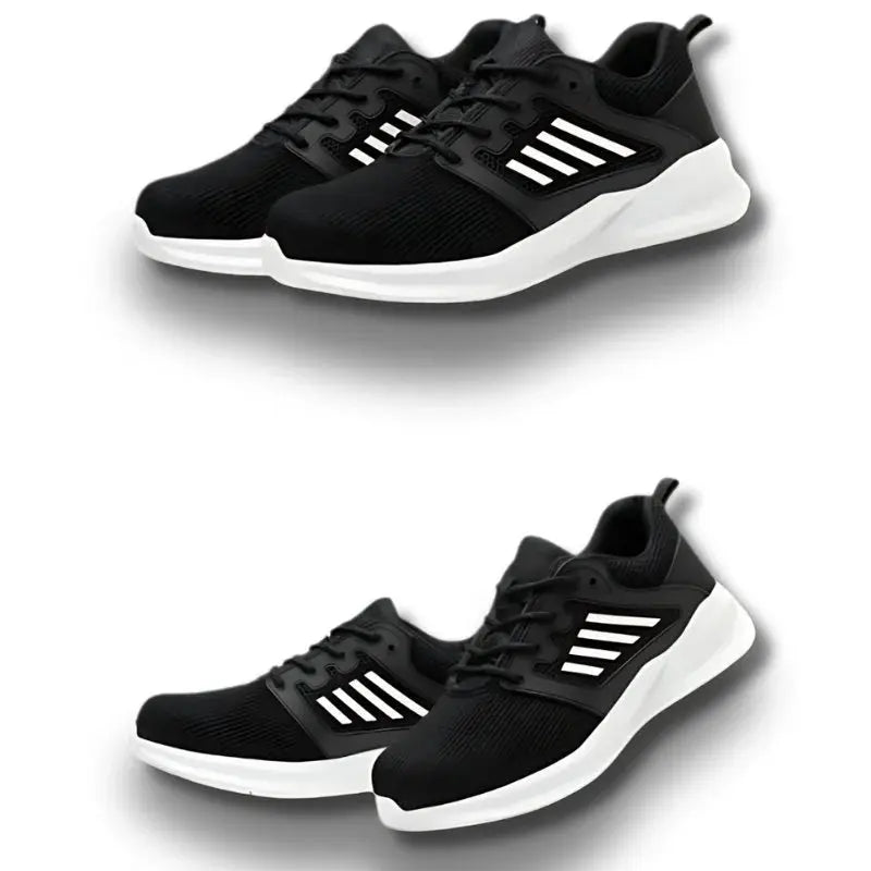 AIRSTEEL - Baskets de sécurité noires basket de sécurité pour homme et femme baskets de sécurité noires Baskets de sécurité S1