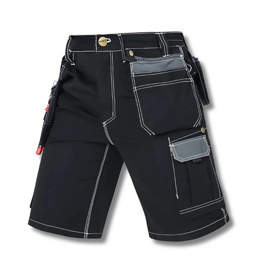 BAUSKY – Short de travail léger et confortable Noir bausky confort confortable journ multi poches pochesbausky pour professionnels short tout travail