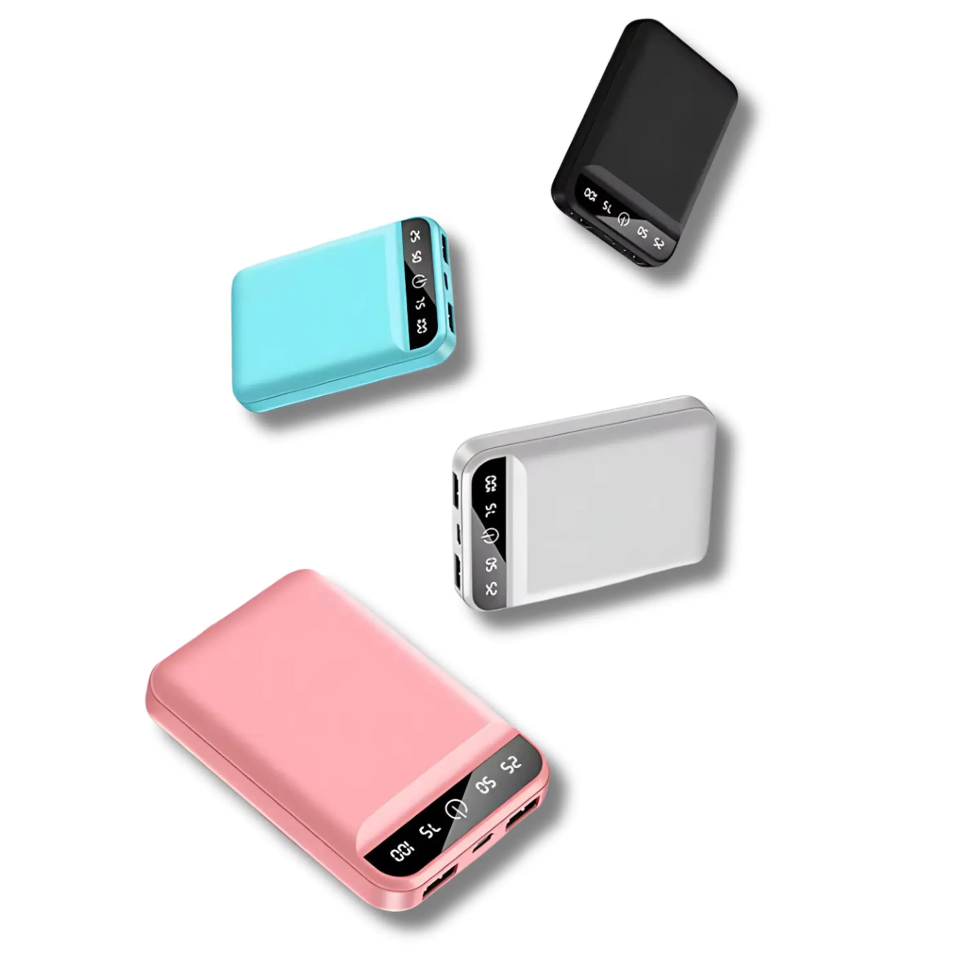 Batterie externe légère avec écran – USB 5V/2A accessoires affichage appareils assure avec batterie capacit cette charge cran curit dispositifs externe format pour protections rapide rapidebatterie smartphones usage