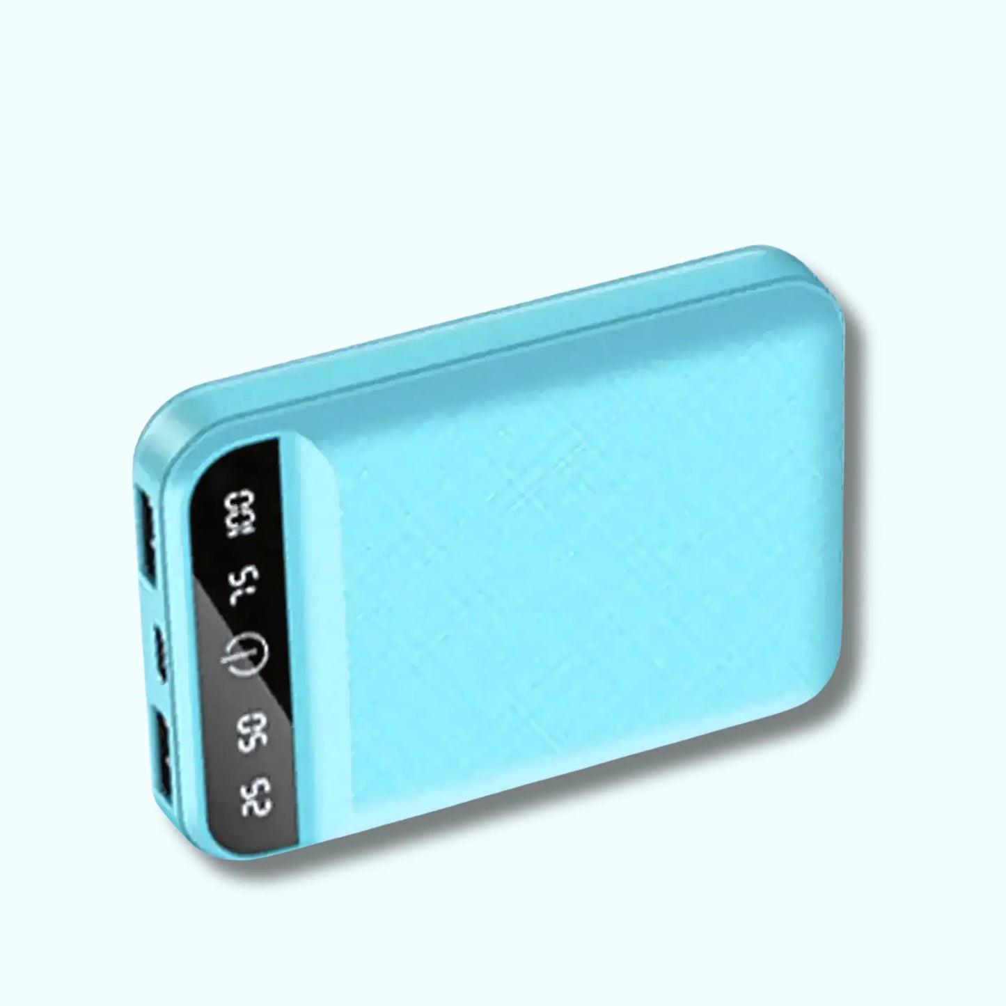 Batterie externe légère avec écran – USB 5V/2A Bleu Stock Central accessoires affichage appareils assure avec batterie capacit cette charge cran curit dispositifs externe format pour protections rapide rapidebatterie smartphones usage