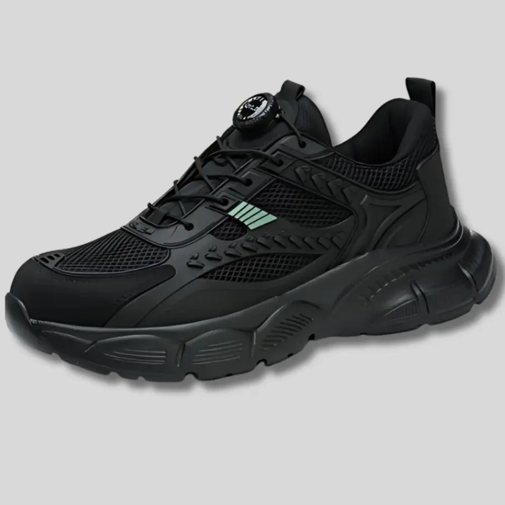 CROSSAFE - Baskets de sécurité à lacets automatiques acier anti antid automatique automatiques automne baskets bouton confort crasement crossafe curit doublure durable elles embout fermeture lacets maille mesh pour printemps rapante respirant rieure rotatif semelle sistante sécurité travail