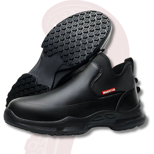 9kJB ProGrip - Bottes de sécurité antidérapantes 9kjb ables ales antid bottes caoutchouc confort confortablesbottes cuisine curit design elles enfiler ergonomique excellente faciles imperm large leur logistique maintenance maintien pour progrip rapantes sans semelle stabilit