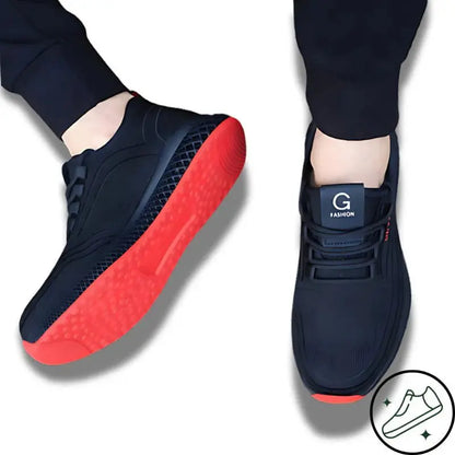 FASHION X GUIYSA - Baskets de sécurité hautes basket de sécurité noir basket de sécurité pour homme et femme Baskets de sécurité hautes Baskets de sécurité S1