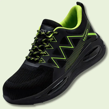 Fashion OCB - Baskets de sécurité à embout en acier Jaune acier automne baskets chaussures confort curit diaire durable embout environnements fashion hiver interm maille optimal pour printemps protection renforc riau rieur rieure saison semelle sont travail