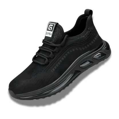 GUY-ISA - Baskets de sécurité Noir 2 basket de sécurité pour homme et femme Baskets de sécurité Baskets de sécurité normées