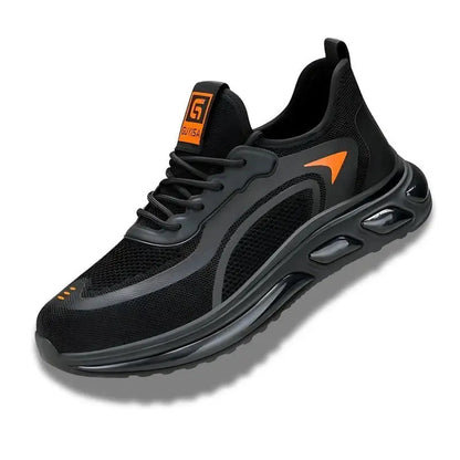 GUY-ISA - Baskets de sécurité Orange 2 basket de sécurité pour homme et femme Baskets de sécurité Baskets de sécurité normées