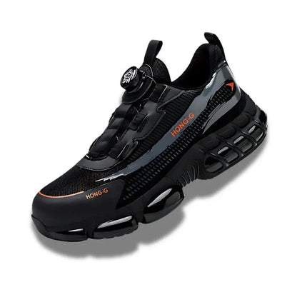 HONG-G - Baskets de sécurité Gris basket de sécurité noir Basket de sécurité pour homme et femme Baskets de sécurité S1p