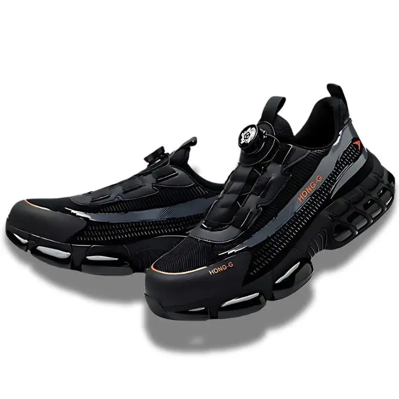 HONG-G - Baskets de sécurité basket de sécurité noir Basket de sécurité pour homme et femme Baskets de sécurité S1p