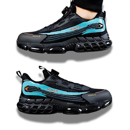 HONG-G - Baskets de sécurité basket de sécurité noir Basket de sécurité pour homme et femme Baskets de sécurité S1p