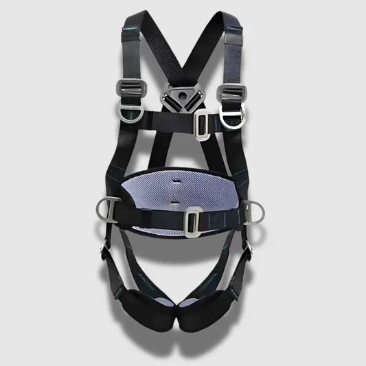 Kit harnais complet avec mousqueton Harnais noir activit avec besoins ceinture complet confort corde couleurs curit escalade fabriqu fiable garantit harnais hauteur lors mousqueton optimale points pour protection quip toutes travail travaux votre vous
