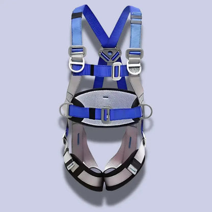 Kit harnais complet avec mousqueton Harnais bleu activit avec besoins ceinture complet confort corde couleurs curit escalade fabriqu fiable garantit harnais hauteur lors mousqueton optimale points pour protection quip toutes travail travaux votre vous