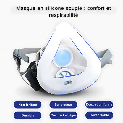 Masque de protection respiratoire ergonomique PM2.5 20pcs activit autres bien confort cotton dust ergonomique expiration face facilement filter filtres fines half mask masque parfaitement particules pendant permet plus polluants pour poussi proof prot protection rempla respiratoire respirator respirer rieur sans sant valve visage votre vous