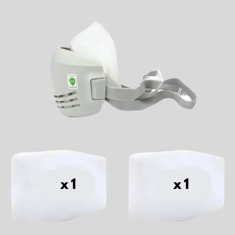 Masque de protection respiratoire ergonomique PM2.5 1 Masque 2 filtres 20pcs activit autres bien confort cotton dust ergonomique expiration face facilement filter filtres fines half mask masque parfaitement particules pendant permet plus polluants pour poussi proof prot protection rempla respiratoire respirator respirer rieur sans sant valve visage votre vous