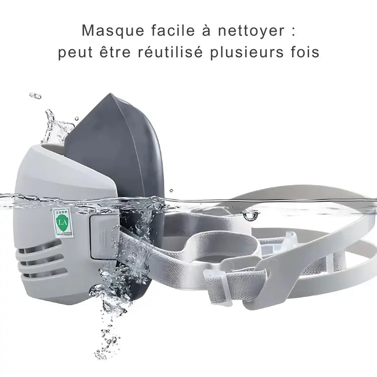 Masque de protection respiratoire ergonomique PM2.5 20pcs activit autres bien confort cotton dust ergonomique expiration face facilement filter filtres fines half mask masque parfaitement particules pendant permet plus polluants pour poussi proof prot protection rempla respiratoire respirator respirer rieur sans sant valve visage votre vous