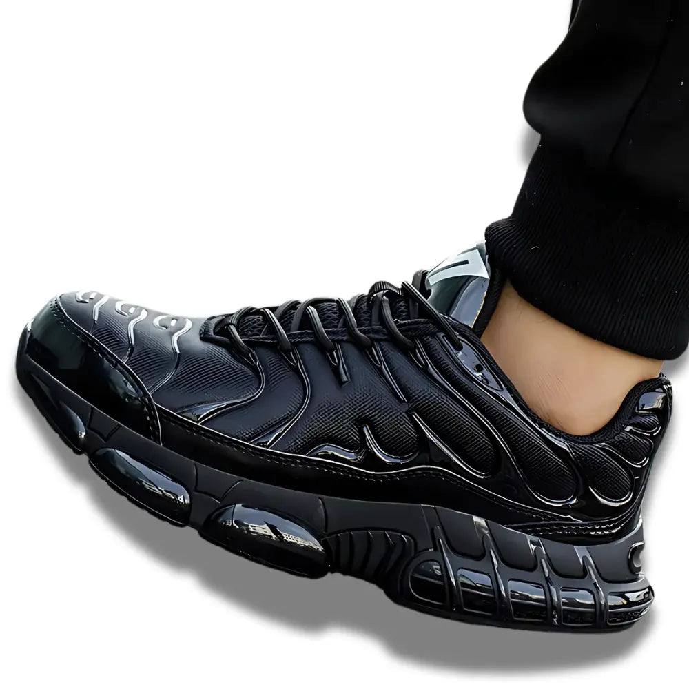 KEEP-C Baskets de sécurité noires basket de sécurité noir basket de sécurité pour homme et femme Baskets de sécurité S1 chaussure de sécurité S1