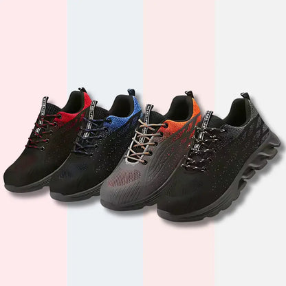 NICELIFE - Baskets de sécurité antistatiques acier antistatique antistatiques automne baskets caoutchouc confort curit doublure durable elles embout hiver maille nicelife pour printemps protection respirante rieure saison saisons semelle style sécurité toutes