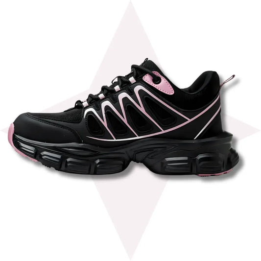 Nubuck – Baskets de sécurité confortables pour femme Rose et Noir acier acierbaskets avec baskets chantiers confort confortables contre curit dans design embout environnements femme kevlar moderne nubuck pour protection quotidien semelle style