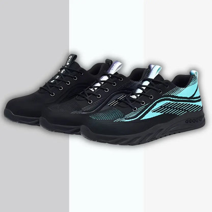 QYL-B - Baskets de sécurité ventilées acier avec baskets caoutchouc certifi chauds confort curit dans doublure durable elles embout environnements journ long maille optimale pour protection riau rieur rieure semelle sécurité travail tricot ventil volant