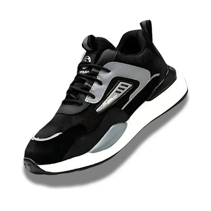 RAYDLINX - Basket de sécurité pour homme Noir Gris basket de sécurité noir basket de sécurité pour homme basket de sécurité S1 ESD