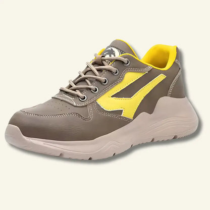 SHADOW - Baskets de sécurité en cuir microfibre acier anti automne baskets confort contre cuir curit dans doublure durabilit elles embout environnements haute hiver journ maille microfibre optimale perforations pour printemps protection qualit rieure semelle shadow sont sécurité travail