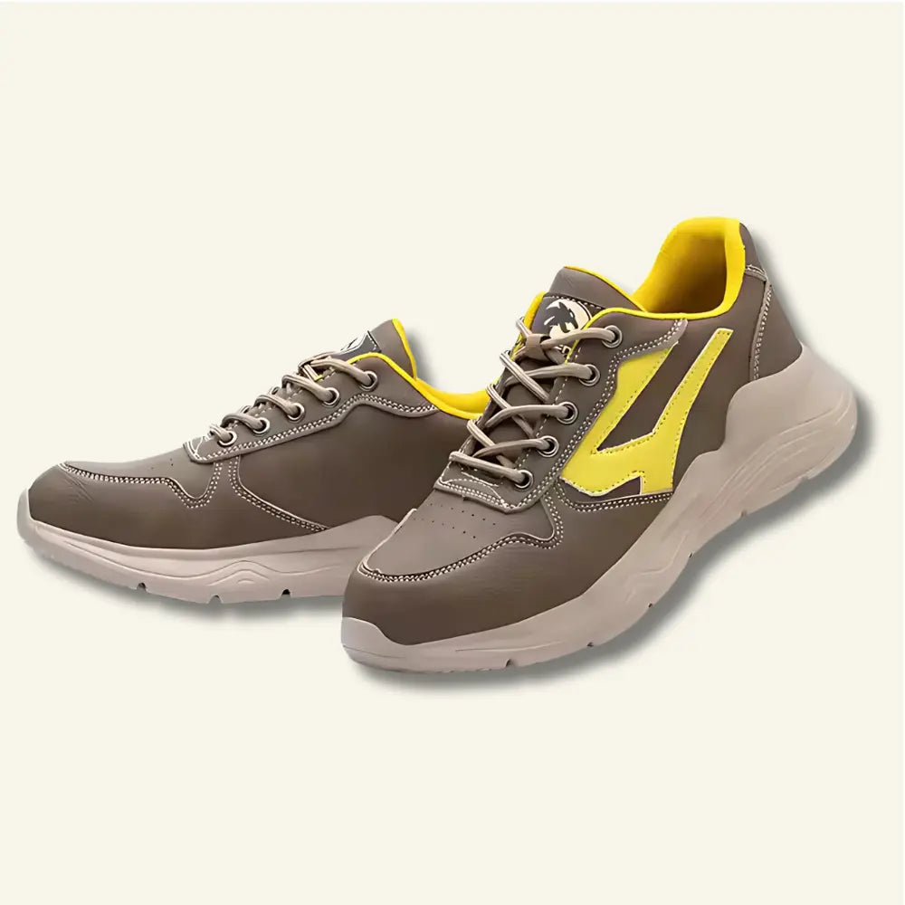 SHADOW - Baskets de sécurité en cuir microfibre acier anti automne baskets confort contre cuir curit dans doublure durabilit elles embout environnements haute hiver journ maille microfibre optimale perforations pour printemps protection qualit rieure semelle shadow sont sécurité travail