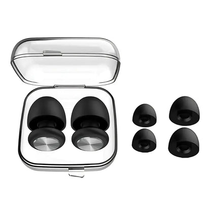 Silen – Bouchons d'oreilles anti acouphènes C-Noir acouph anti bouchons confort confortables confortsilen leur oreilles pour silen silicone sont souple tout travail utilisables