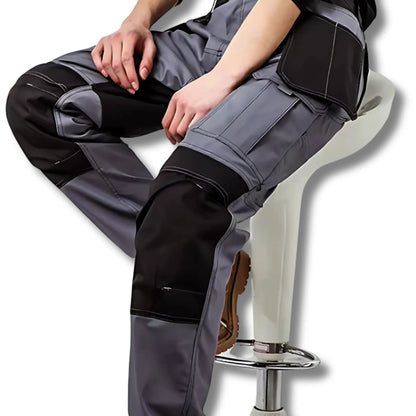 TrailForce - Pantalon de travail multi-poches artisans ceinture chantier confort genoux lastique multi oxford pantalon poches pour renforc sistancepantalon tissu trailforce travail