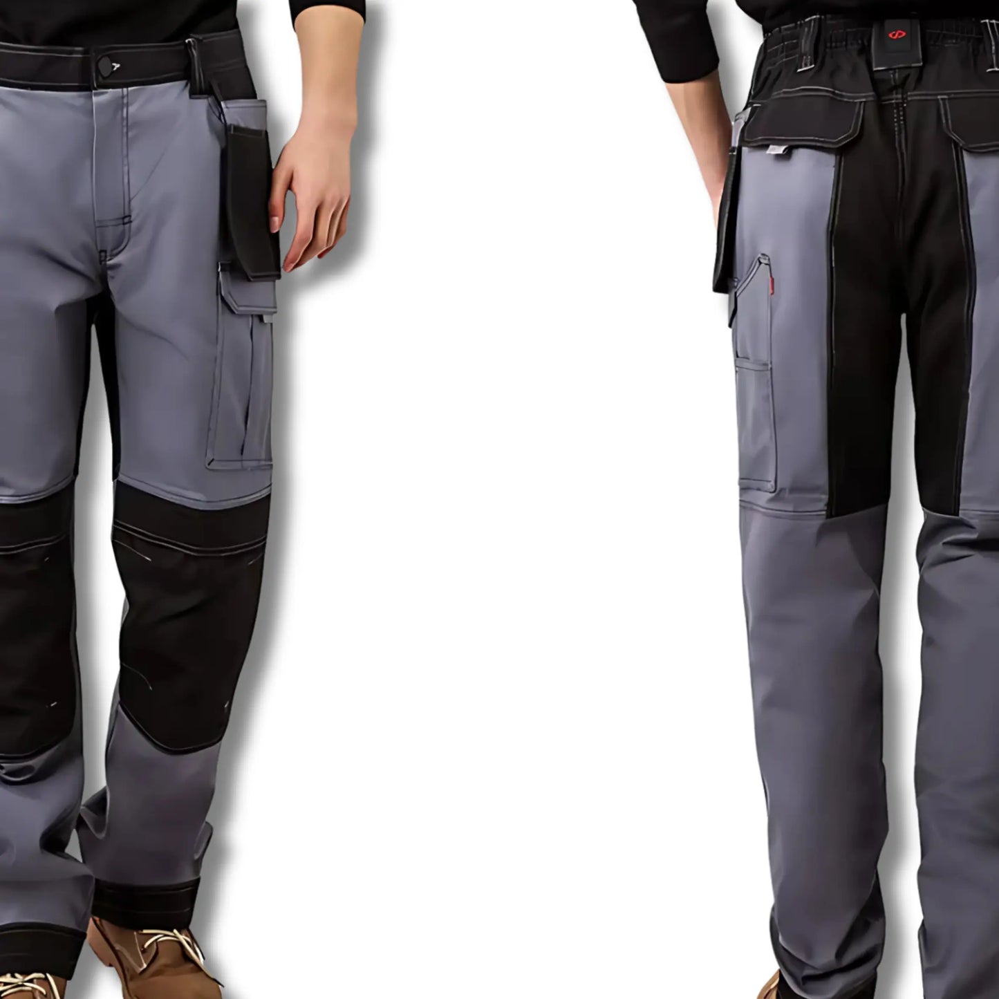 TrailForce - Pantalon de travail multi-poches Pantalon seul – A Stock Central artisans ceinture chantier confort genoux lastique multi oxford pantalon poches pour renforc sistancepantalon tissu trailforce travail