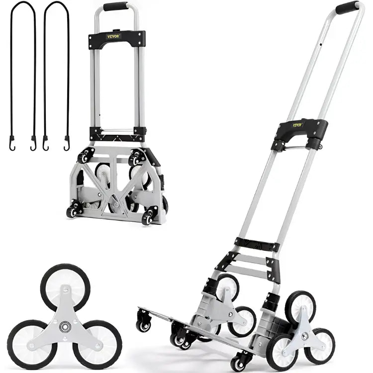 VEVOR Chariots de Manutention pour Escaliers capacit chariots couvrez dans escaliers jardinage jusqu livraisons manutention nagements poids poign pouces pour roues vevor