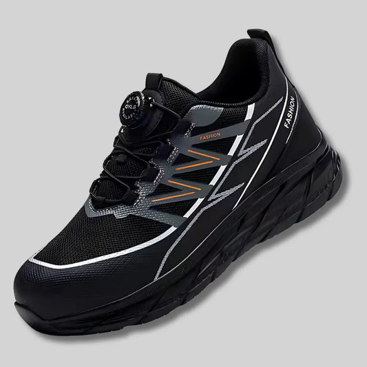 Versa - Baskets de sécurité polyvalentes Noir acier adapt automne baskets caoutchouc confort doublure durabilit elles embout hiver kelvar leur maille polyvalentes pour printemps professionnels rieure saisons semelle sécurité toutes travail versa