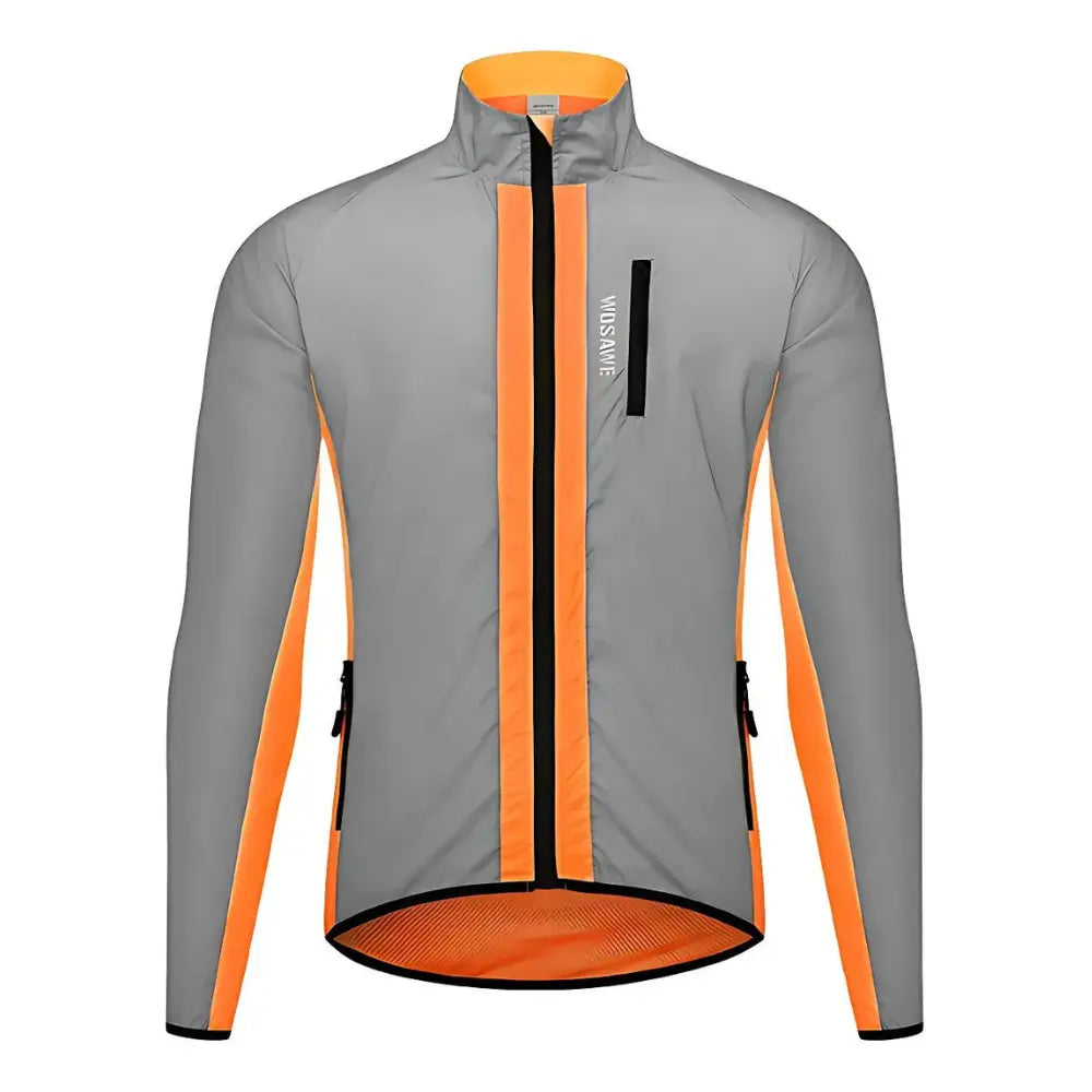 Veste Haute Visibilité au Travail Légère WOSAWE Orange sans capuche avec confort confortable curit haute mouvement pour protection respirant tailles travail veste visibilit vous wosawel