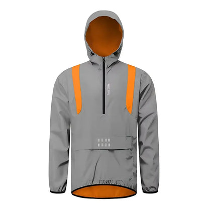 Veste Haute Visibilité au Travail Légère WOSAWE Orange avec capuche avec confort confortable curit haute mouvement pour protection respirant tailles travail veste visibilit vous wosawel