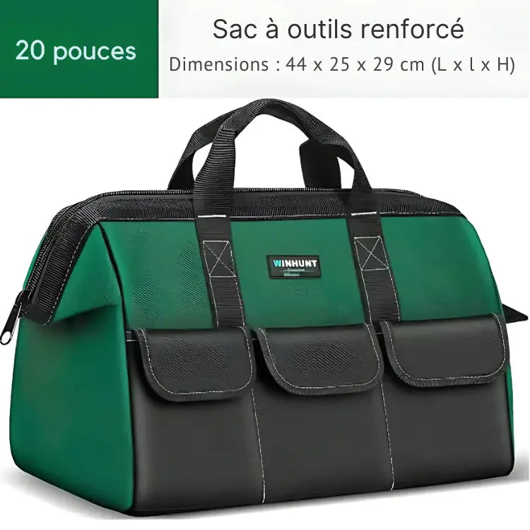 WinHunt - Sac à outils multifonctions avec poignée Type B 20 pouces avec bricoleurs capacit compartiments confort design ergonomique grande multifonctions outils oxford poches poign pour pratique professionnels robuste sistant tissu tous transportez votre vous winhunt